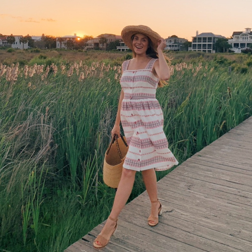 Gal Meets Glam Ashton Square Neck Donny Sundress